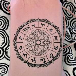 Tarot Card's with a pink Velvet Carrying Bag